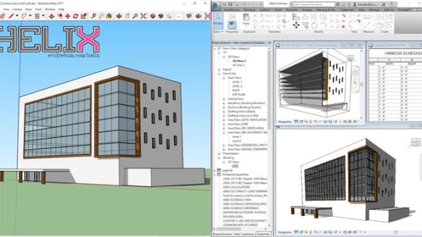 sketchup-to-revit-helix